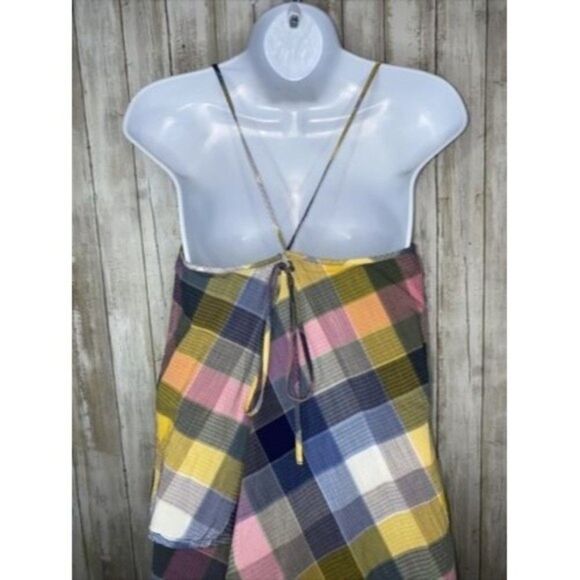 Patagonia Layered Plaid Spaghetti Strap Sun Dress 58920SP13 Women’s Size 8 - Picture 6 of 12